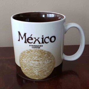 NEW Starbucks Mexico Coffee Cup Mug Ceramic 2016 Multicolor 16 oz